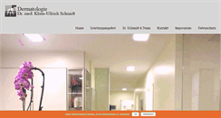 Desktop Screenshot of hautarztschmidt.de